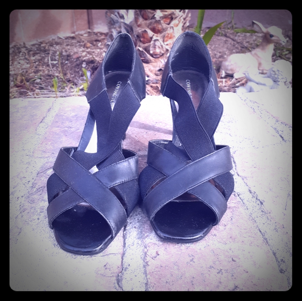 COVINTON Heels Black. Used